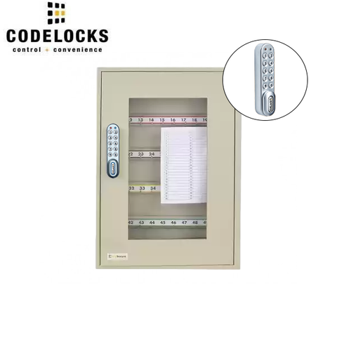 CodeLocks - Key Secure View Hook Padlock Cabinet w/ KL1000 - Keyless Access - Private & Public Function - Master & User - Optional Cabinet Size - UHS Hardware CodeLocks - Key Secure View Hook Padlock Cabinet w/ KL1000 - Keyless Access - Private & Public Function - Master & User - Optional Cabinet Size - UHS Hardware