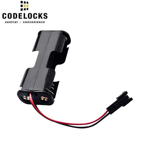 CodeLocks - BH - 2000 / 4000 / 5000 Series - Battery Holder - Black - UHS Hardware CodeLocks - BH - 2000 / 4000 / 5000 Series - Battery Holder - Black - UHS Hardware
