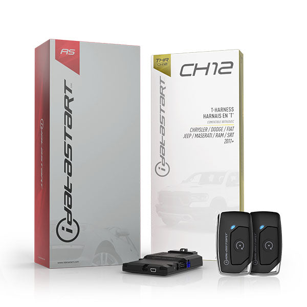Firstech - iDatastart - Chrysler / Dodge / Fiat / Jeep / Ram - HC1111A / HC2312AC - 1 Button Remote - Optional 1-Way / 2-Way - Keyless Remote Start System Kit - Up to 3000ft - CH12 T-Harness (PREORDER) - UHS Hardware Firstech - iDatastart - Chrysler / Dodge / Fiat / Jeep / Ram - HC1111A / HC2312AC - 1 Button Remote - Optional 1-Way / 2-Way - Keyless Remote Start System Kit - Up to 3000ft - CH12 T-Harness (PREORDER) - UHS Hardware