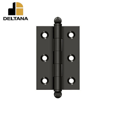 Deltana - 2-1/2" x 1-11/16" Hinge - w/ Ball Tips - Optional Finish Deltana - 2-1/2" x 1-11/16" Hinge - w/ Ball Tips - Optional Finish