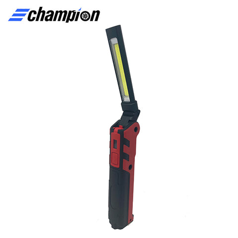 Champion - CP-R832 - 5W COB Rechargeable LED Work Light - 360 Lumens Sidelight / 150 Lumens Headlight - 2000mAh Rechargeable Battery Champion - CP-R832 - 5W COB Rechargeable LED Work Light - 360 Lumens Sidelight / 150 Lumens Headlight - 2000mAh Rechargeable Battery