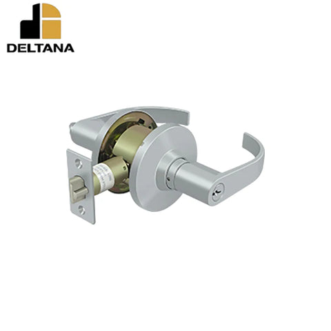 Deltana - Comm - Entry Standard Grade 2 - Curved Lever - Latch: UL Listed w/ 1/2 - Optional Finish Deltana - Comm - Entry Standard Grade 2 - Curved Lever - Latch: UL Listed w/ 1/2 - Optional Finish