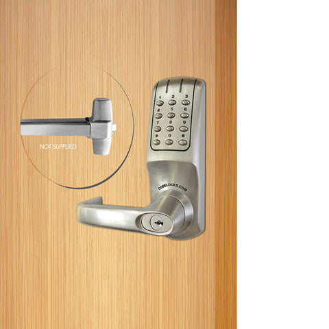 Code Locks - CL5000 - Electronic Door Trim - Heavy Duty - 2 3/4" Backset - Panic Access Kit - Optional SFIC Prep - Grade 2 - UHS Hardware Code Locks - CL5000 - Electronic Door Trim - Heavy Duty - 2 3/4" Backset - Panic Access Kit - Optional SFIC Prep - Grade 2 - UHS Hardware