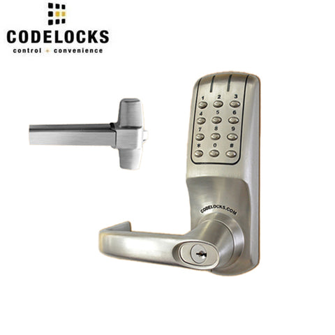 Code Locks - CL5000 / CL36R - Electronic Door Exit Trim with 36" Panic Rim Exit Device - Heavy Duty - 2 3/4" Backset - Panic Access Kit - UHS Hardware Code Locks - CL5000 / CL36R - Electronic Door Exit Trim with 36" Panic Rim Exit Device - Heavy Duty - 2 3/4" Backset - Panic Access Kit - UHS Hardware