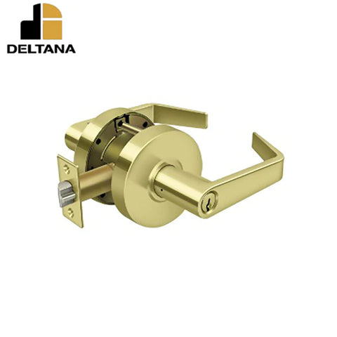 Deltana - Commercial Classroom Standard Grade 2 - Clarendon w/CYL - 2-3/4" Backset - 1-3/8" - 2" Door Thickness - Universal Handing - UL Listed w/ 1/2" Throw - Optional Finish Deltana - Commercial Classroom Standard Grade 2 - Clarendon w/CYL - 2-3/4" Backset - 1-3/8" - 2" Door Thickness - Universal Handing - UL Listed w/ 1/2" Throw - Optional Finish