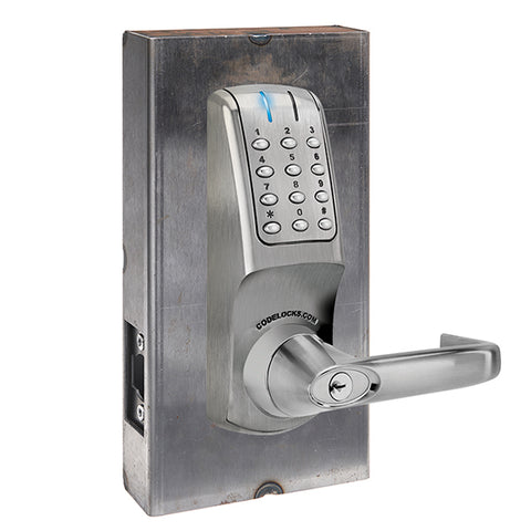 CodeLocks - CL5210 Gate Box Kit - Electronic Door Lock - Tubular Latchbolt Gate Box Kit - Brushed Steel - Fire Rated - Grade 2 - UHS Hardware CodeLocks - CL5210 Gate Box Kit - Electronic Door Lock - Tubular Latchbolt Gate Box Kit - Brushed Steel - Fire Rated - Grade 2 - UHS Hardware