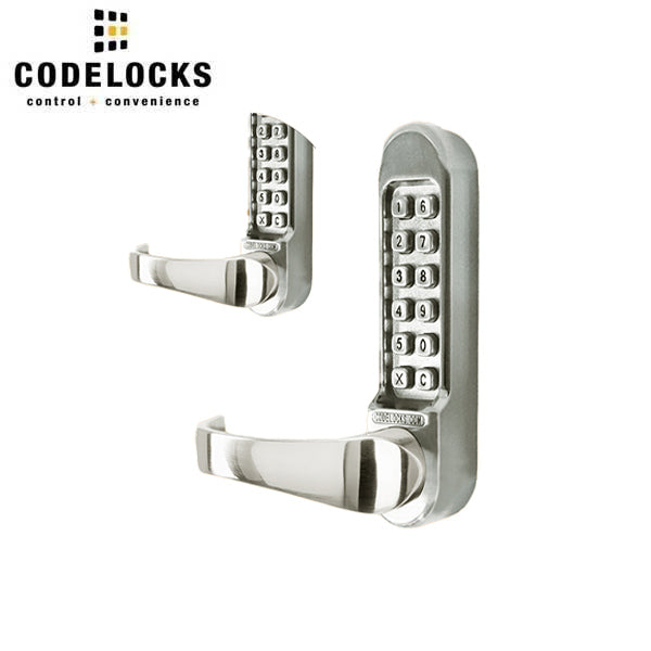 Code Locks - CL555 - Mechanical Lock - Heavy Duty - 2 3/4" Backset - Mortise Lock - Code In / Out - Passage Function - Stainless Steel - UHS Hardware Code Locks - CL555 - Mechanical Lock - Heavy Duty - 2 3/4" Backset - Mortise Lock - Code In / Out - Passage Function - Stainless Steel - UHS Hardware