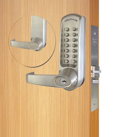 Code Locks - CL650 - Mechanical Lock - Heavy Duty - 2 3/4" Backset - Mortise Lock - Optional Marine Grade - Grade 2 - UHS Hardware Code Locks - CL650 - Mechanical Lock - Heavy Duty - 2 3/4" Backset - Mortise Lock - Optional Marine Grade - Grade 2 - UHS Hardware