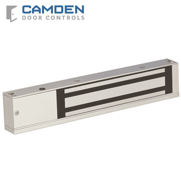 Camden CX-91S-06 - Single Door Surface Mount Mag Lock - 600 lb Holding Force - 12/24 VDC - UL/UCL Listed - UHS Hardware Camden CX-91S-06 - Single Door Surface Mount Mag Lock - 600 lb Holding Force - 12/24 VDC - UL/UCL Listed - UHS Hardware