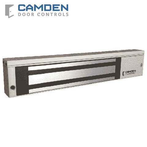 Camden CX-91S-06V2 - Single Door Surface Mount Mag Lock - 600 lb Holding Force - 12/24 VDC - UL/UCL Listed - UHS Hardware Camden CX-91S-06V2 - Single Door Surface Mount Mag Lock - 600 lb Holding Force - 12/24 VDC - UL/UCL Listed - UHS Hardware