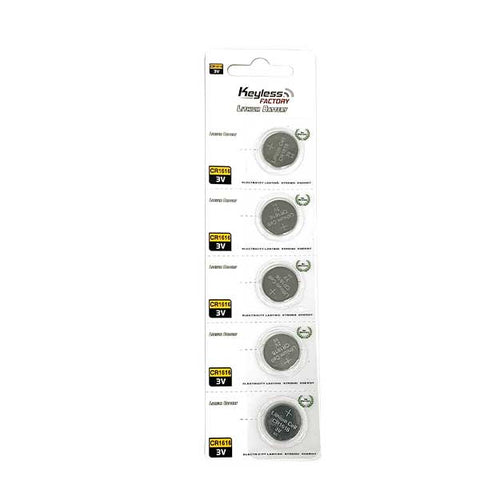 KeylessFactory - CR1616- 3V Lithium Battery (5-Pack) - UHS Hardware KeylessFactory - CR1616- 3V Lithium Battery (5-Pack) - UHS Hardware
