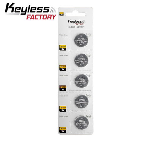 KeylessFactory - CR2025 - 3V Lithium Battery (5-Pack) - UHS Hardware KeylessFactory - CR2025 - 3V Lithium Battery (5-Pack) - UHS Hardware