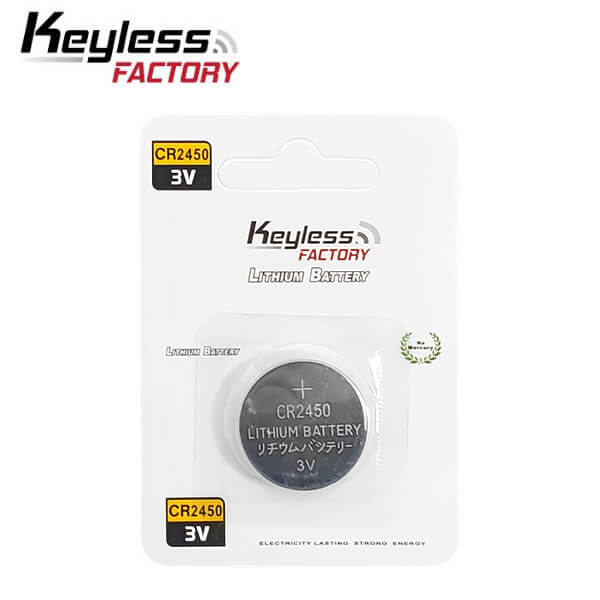 KeylessFactory - CR2450 - 3V Lithium Battery (1-Pack)
