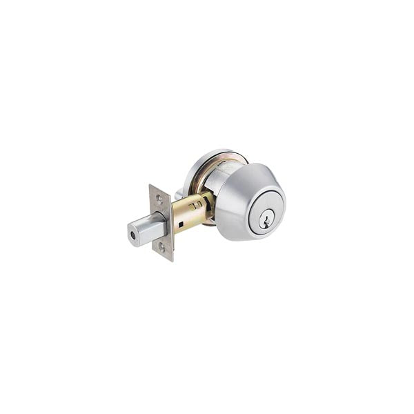 Cal-Royal - CRB800 - Single Cylinder Deadbolt - Satin Chrome - Optional Function - Grade 1 - UHS Hardware