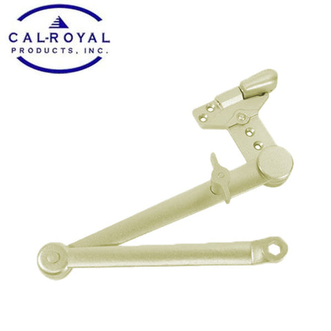 Cal-Royal - 3049HOSPRING - Super Rigid Parallel Arm Stopper - Non-Handed - Gold - Grade 1 - UHS Hardware Cal-Royal - 3049HOSPRING - Super Rigid Parallel Arm Stopper - Non-Handed - Gold - Grade 1 - UHS Hardware