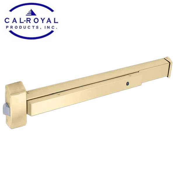 Cal-Royal - A2220EO48 - Rim Exit Device - 48" Doors - Brass Finish - Grade 1 - UHS Hardware Cal-Royal - A2220EO48 - Rim Exit Device - 48" Doors - Brass Finish - Grade 1 - UHS Hardware