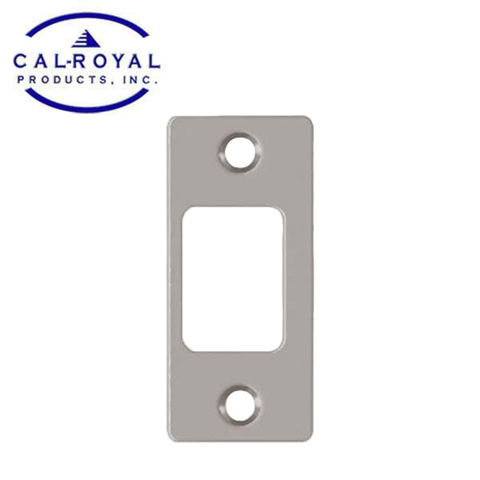 Cal-Royal - Deadbolt Strike Plate - Radius Corner - US15 - Satin Nickel Cal-Royal - Deadbolt Strike Plate - Radius Corner - US15 - Satin Nickel
