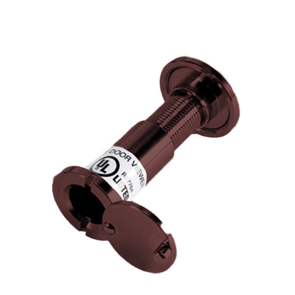 Cal-Royal - Privacy Door Viewer - For 1-3/8" to 2-1/4" doors - UL Rated - Rotating Cover - Oil Rubbed Bronze