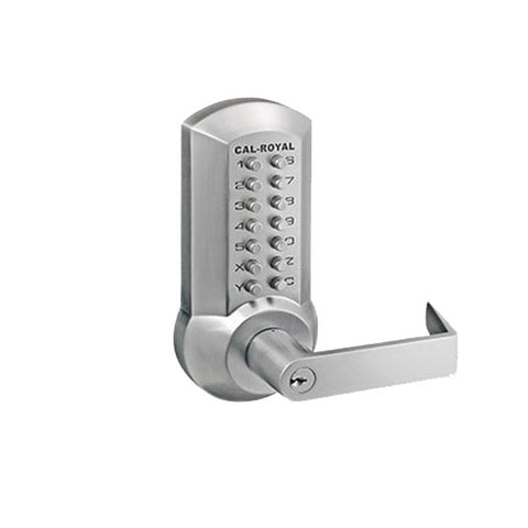 Cal-Royal - Heavy Duty Mechanical Lock Trim - For Rim & Surface Vertical Rod Exit Devices - Storeroom - Grade 2 Cal-Royal - Heavy Duty Mechanical Lock Trim - For Rim & Surface Vertical Rod Exit Devices - Storeroom - Grade 2