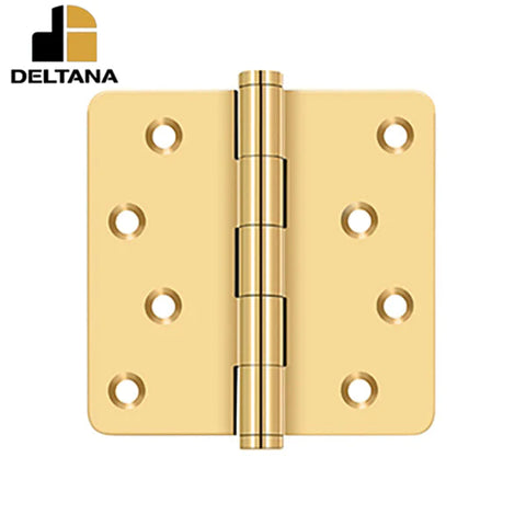 Deltana - 4" x 4" x 1/4" Radius Hinge - Zig-Zag - 0.085 Thickness - Optional Finish Deltana - 4" x 4" x 1/4" Radius Hinge - Zig-Zag - 0.085 Thickness - Optional Finish
