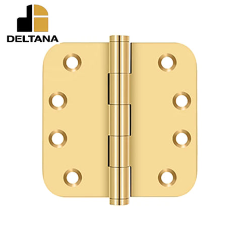 Deltana - 4" x 4" x 5/8" Radius Hinge - 0.129 Thickness - Optional Finish Deltana - 4" x 4" x 5/8" Radius Hinge - 0.129 Thickness - Optional Finish