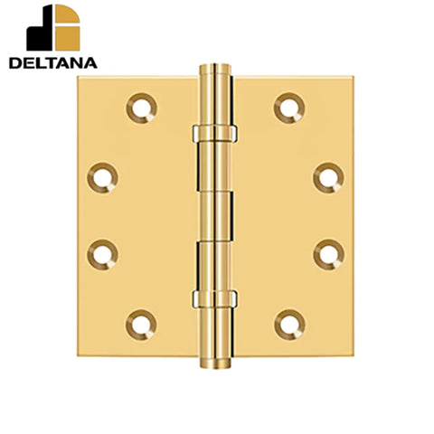 Deltana - 4-1/2" x 4-1/2" Square Hinges - Ball Bearing - 0.134 Thickness - Optional Finish Deltana - 4-1/2" x 4-1/2" Square Hinges - Ball Bearing - 0.134 Thickness - Optional Finish