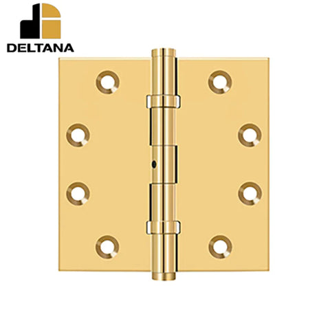 Deltana - 4-1/2" x 4-1/2" Square Hinges - Ball Bearing - 0.134 Thickness - Optional Finish Deltana - 4-1/2" x 4-1/2" Square Hinges - Ball Bearing - 0.134 Thickness - Optional Finish