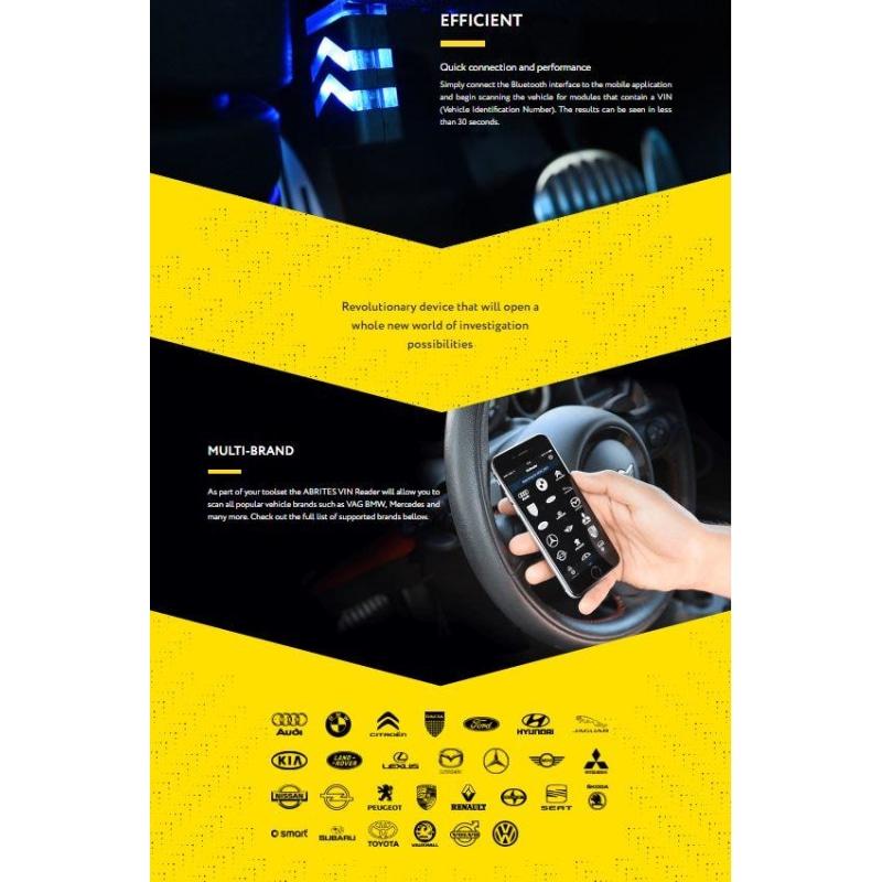 ABRITES AVDI Bluetooth VIN Reader - VINR - UHS Hardware ABRITES AVDI Bluetooth VIN Reader - VINR - UHS Hardware