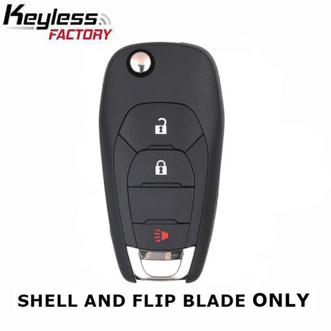 2016 - 2021 Chevrolet Cruze / 3-Button Flip Key SHELL for LXP-T004 (AFTERMARKET) - UHS Hardware 2016 - 2021 Chevrolet Cruze / 3-Button Flip Key SHELL for LXP-T004 (AFTERMARKET) - UHS Hardware