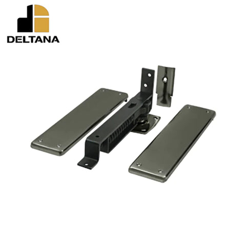 Deltana - Spring Hinge - Double Action w/ Solid Brass Cover Plates - Universal Handing - Optional Finish Deltana - Spring Hinge - Double Action w/ Solid Brass Cover Plates - Universal Handing - Optional Finish