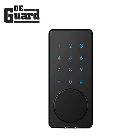 Electronic Bluetooth Touchscreen Deadbolt (Black) w/ Phone App & Key Override - UHS Hardware Electronic Bluetooth Touchscreen Deadbolt (Black) w/ Phone App & Key Override - UHS Hardware