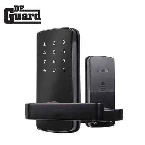 Touchscreen Bluetooth Lever Lock (Black) w/Phone App - UHS Hardware Touchscreen Bluetooth Lever Lock (Black) w/Phone App - UHS Hardware