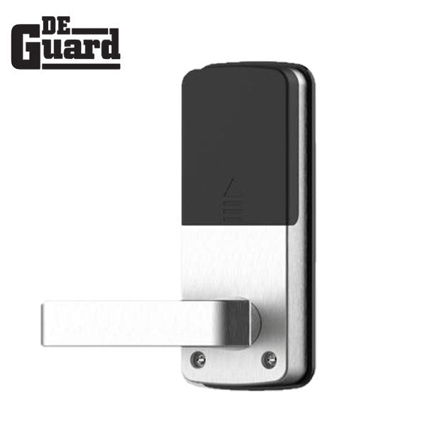 Touchscreen Bluetooth Lever Lock (Satin Silver) w/Phone App - UHS Hardware Touchscreen Bluetooth Lever Lock (Satin Silver) w/Phone App - UHS Hardware