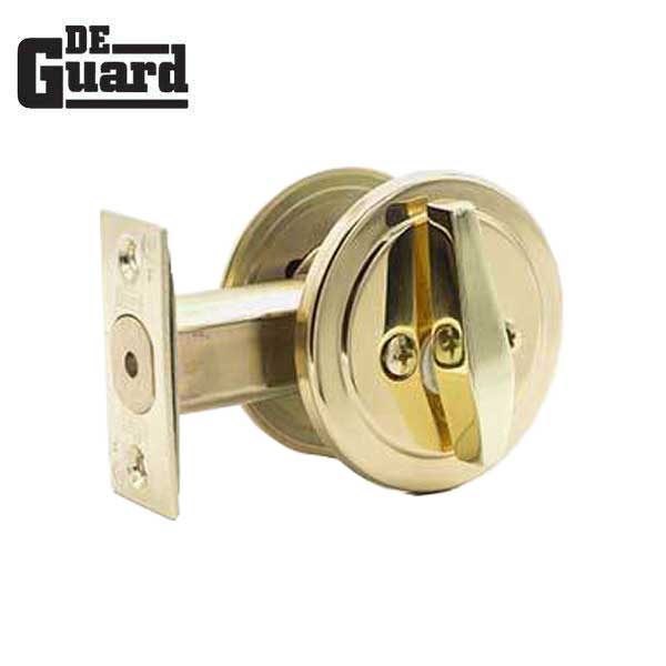 Premium Single Cylinder Deadbolt - Polished Brass - Grade 3 - ( SC1 / KW1 ) - UHS Hardware