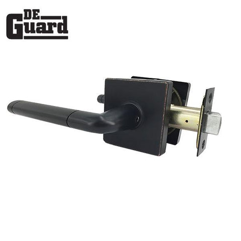 Premium Contemporary Leverset Lock - Square Rose - Oil Rubbed Bronze - Passage - Grade 3 - UHS Hardware Premium Contemporary Leverset Lock - Square Rose - Oil Rubbed Bronze - Passage - Grade 3 - UHS Hardware