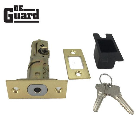 Premium Single Cylinder "Spin To Lock" Deadbolt - Polished Brass - Grade 3 - SC1 - UHS Hardware Premium Single Cylinder "Spin To Lock" Deadbolt - Polished Brass - Grade 3 - SC1 - UHS Hardware