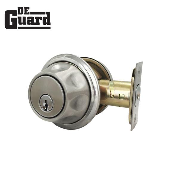 Premium Single Cylinder "Spin To Lock" Deadbolt - Satin Chrome - Grade 3 - SC1 - UHS Hardware Premium Single Cylinder "Spin To Lock" Deadbolt - Satin Chrome - Grade 3 - SC1 - UHS Hardware
