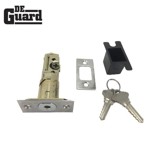 Premium Single Cylinder "Spin To Lock" Deadbolt - Satin Chrome - Grade 3 - SC1 - UHS Hardware Premium Single Cylinder "Spin To Lock" Deadbolt - Satin Chrome - Grade 3 - SC1 - UHS Hardware