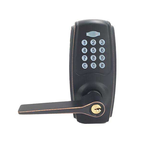 Premium Commercial Electronic Keypad Lever Set – ORB – Oil Rubbed Bronze -16B – Grade 2 - UHS Hardware Premium Commercial Electronic Keypad Lever Set – ORB – Oil Rubbed Bronze -16B – Grade 2 - UHS Hardware