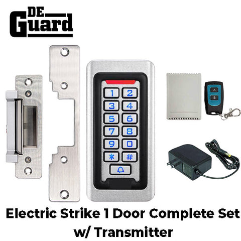 Complete Electric Strike Kit w/ Keypad / Transformer / Wireless Switch Kit - Special Bundle - UHS Hardware Complete Electric Strike Kit w/ Keypad / Transformer / Wireless Switch Kit - Special Bundle - UHS Hardware