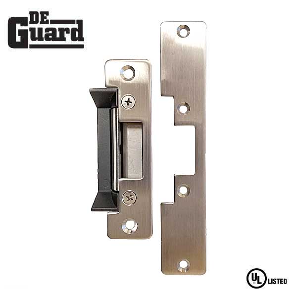 UL Listed Electric Strike Kit w/ 2 Face Plates - Adjustable Fail Safe / Fail Secure - Adjustable 12/24VDC - Grade 1 - UHS Hardware UL Listed Electric Strike Kit w/ 2 Face Plates - Adjustable Fail Safe / Fail Secure - Adjustable 12/24VDC - Grade 1 - UHS Hardware