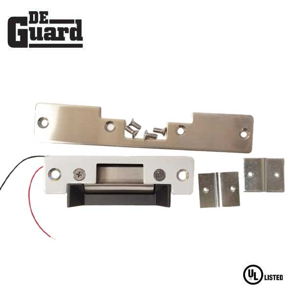 UL Listed Electric Strike Kit w/ 2 Face Plates - Adjustable Fail Safe / Fail Secure - Adjustable 12/24VDC - Grade 1 - UHS Hardware UL Listed Electric Strike Kit w/ 2 Face Plates - Adjustable Fail Safe / Fail Secure - Adjustable 12/24VDC - Grade 1 - UHS Hardware