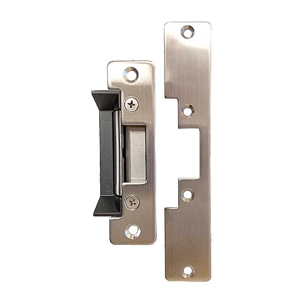 UL Listed Electric Strike Kit w/ 2 Face Plates - Adjustable Fail Safe / Fail Secure - Adjustable 12/24VDC - Grade 1 - UHS Hardware UL Listed Electric Strike Kit w/ 2 Face Plates - Adjustable Fail Safe / Fail Secure - Adjustable 12/24VDC - Grade 1 - UHS Hardware