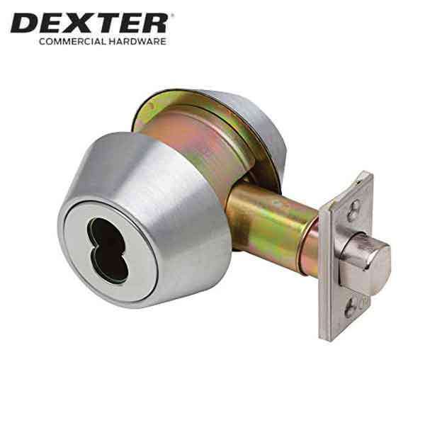 Dexter DB2000 - Commercial Deabolt - Double Cylinder - Grade 2 - Satin Chrome - SFIC IC Core - UHS Hardware Dexter DB2000 - Commercial Deabolt - Double Cylinder - Grade 2 - Satin Chrome - SFIC IC Core - UHS Hardware