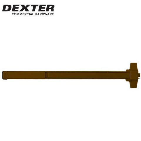 Dexter - ED2000 - Rim Panic Exit Device - Exit Only - 36" - Fire Rated - SP13 Dark Bronze - Reversible - Grade 2 - UHS Hardware Dexter - ED2000 - Rim Panic Exit Device - Exit Only - 36" - Fire Rated - SP13 Dark Bronze - Reversible - Grade 2 - UHS Hardware