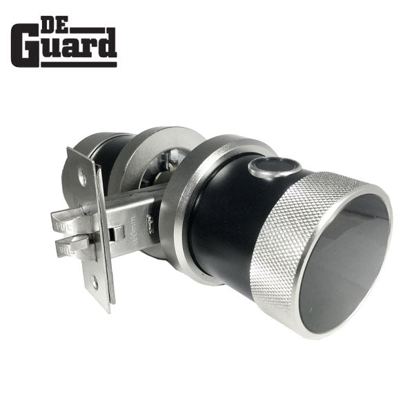 Premium Biometric Fingerprint Knob Lock - Latch w/ Bluetooth / Key Fob / Code Access - UHS Hardware Premium Biometric Fingerprint Knob Lock - Latch w/ Bluetooth / Key Fob / Code Access - UHS Hardware