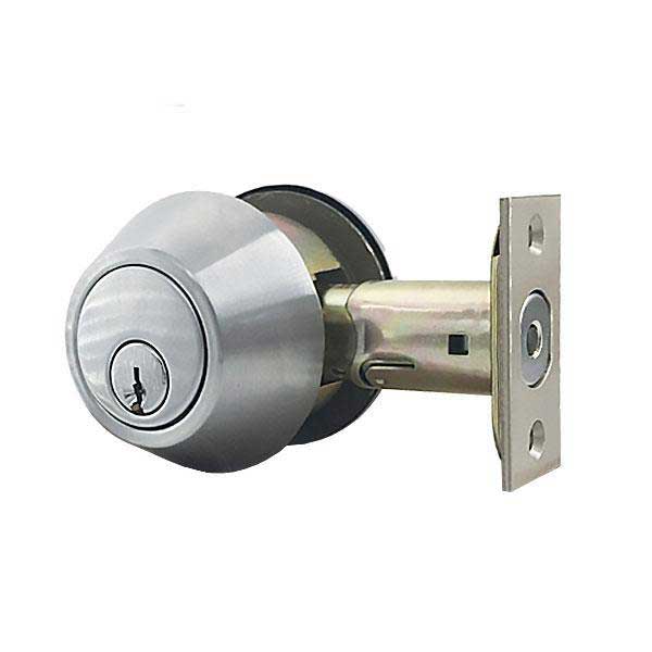 Premium Commercial Double Cylinder Deadbolt – Satin Chrome – 26D – SC4 – Grade 1 - UHS Hardware Premium Commercial Double Cylinder Deadbolt – Satin Chrome – 26D – SC4 – Grade 1 - UHS Hardware