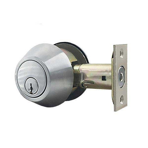 Premium Commercial Double Cylinder Deadbolt – Satin Chrome – 26D – SC4 – Grade 1 - UHS Hardware Premium Commercial Double Cylinder Deadbolt – Satin Chrome – 26D – SC4 – Grade 1 - UHS Hardware
