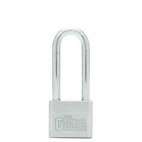 Premium - Nickel Plated Padlock - SC1 Keyway - Long Shackle 2 1/8" - Keyed Alike #2 - UHS Hardware Premium - Nickel Plated Padlock - SC1 Keyway - Long Shackle 2 1/8" - Keyed Alike #2 - UHS Hardware