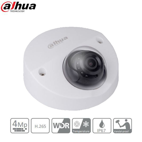 Dahua / IP / 4MP / Wedge Camera / Fixed / 2.8mm Lens / WDR / IP67 / IK10 / 20m IR / M12 D-Coded / DH-IPC-HDBW4431FN-M12 - UHS Hardware Dahua / IP / 4MP / Wedge Camera / Fixed / 2.8mm Lens / WDR / IP67 / IK10 / 20m IR / M12 D-Coded / DH-IPC-HDBW4431FN-M12 - UHS Hardware